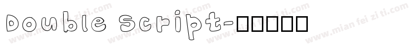 Double Script字体转换